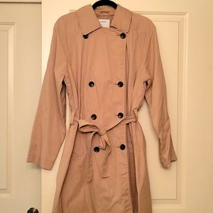 Old Navy tan trench coat